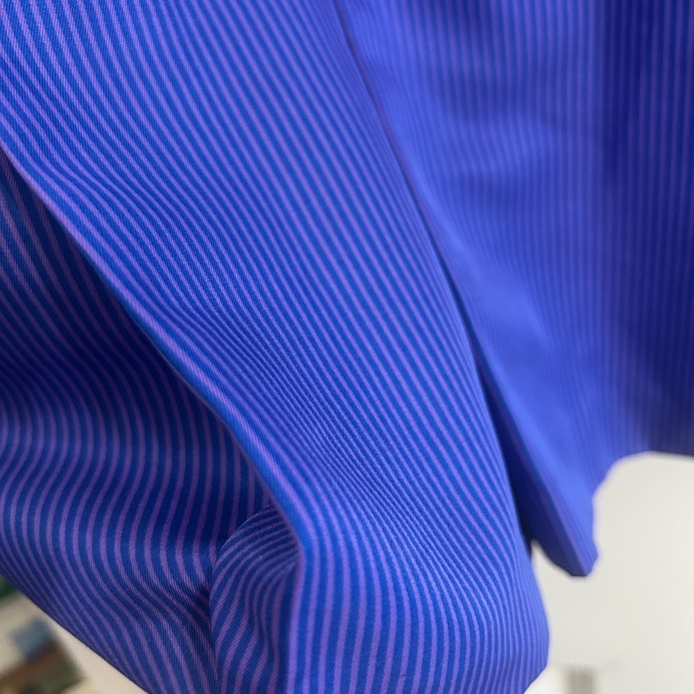 Adidas size 12 athletic golf skirt with front pleats, pockets, side zip. Stripes - Picture 2 of 15